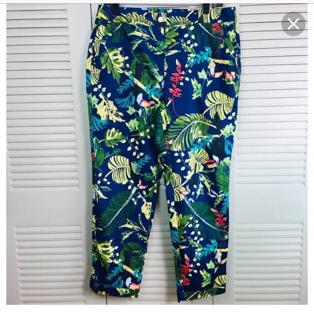 Chico’s tropical print pants